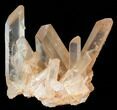 Tangerine Quartz Crystal Cluster - Madagascar #38959-2